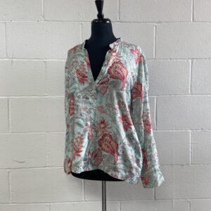 Zara floral print shirt