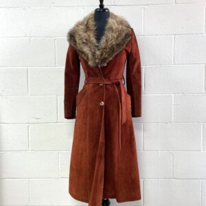 Vintage Opera suede and fur coat