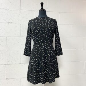 Dynamite black floral dress