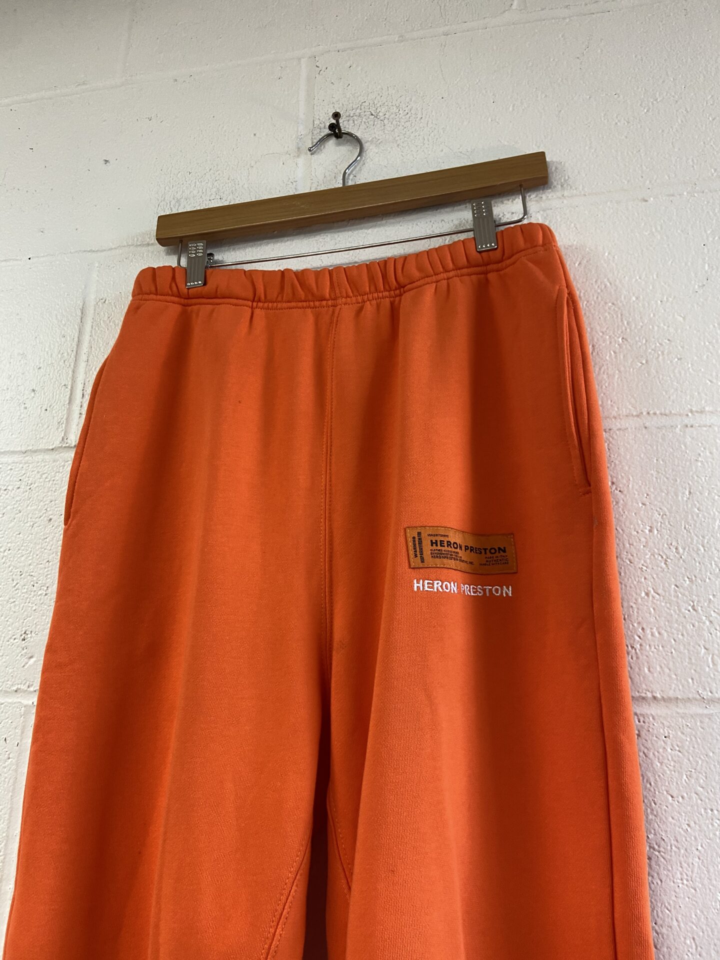 Heron Preston Orange Style Lounge Pants