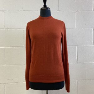 Uniqlo burnt orange wool sweater
