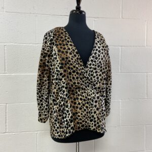 Vintage leopard print top