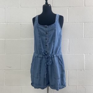 Universal threads denim romper