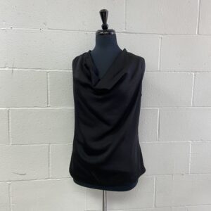 Michael Kors black cowl neck top