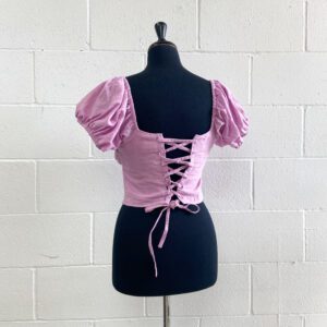 Fau Lux fashion lilac crop Topshop