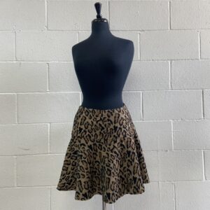 Free People leopard print skirt